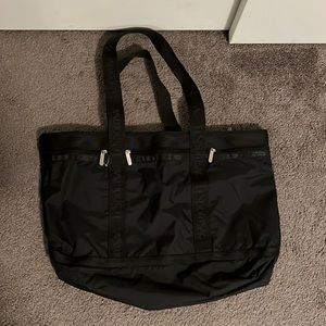 Leaportsac Black Large Tote Bag